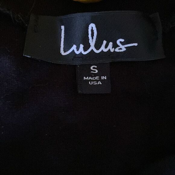 Lulu’s Dress “Sway Girl Sway Black Jersey Swing Dress NWOT Sz Sm Lots of… - Picture 7 of 7